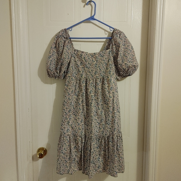 Uniqlo Printed Cotton Short Sleeve Mini Dress - Picture 9 of 10